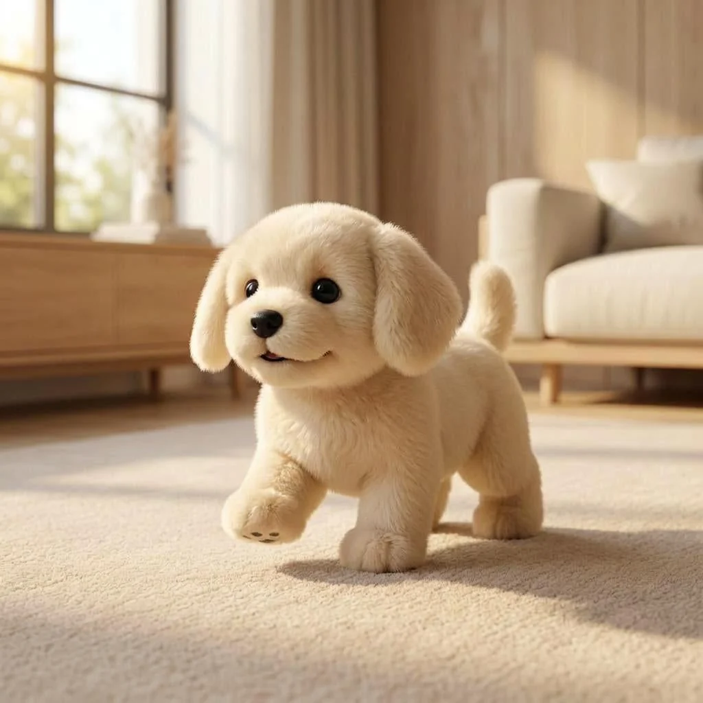 Interactive Dog Toy Plush Puppy Moving Interactive - Image 7